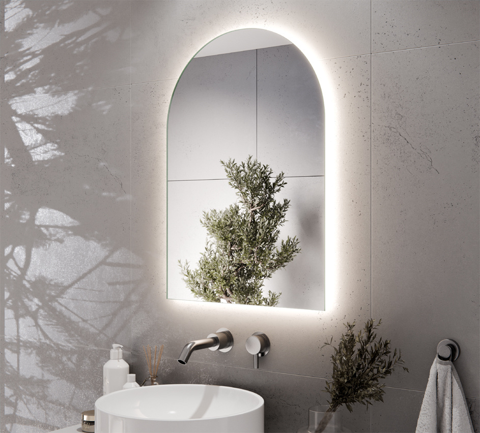 Semi-oval Wall Portal Mirror 50x70 Sephora LED Mirror