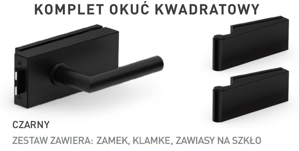 Drzwi Szklane Skrzydło 6 Pól 817x2020mm